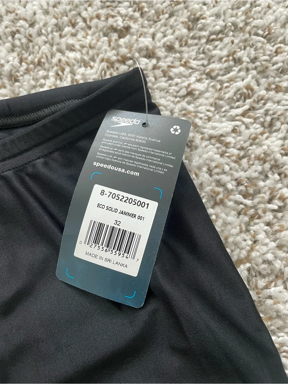NWT Speedo ProLT Eco Solid Jammer Men’s 32
